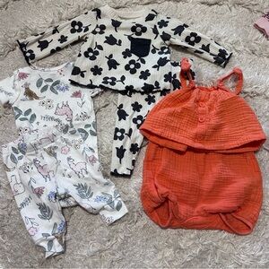 Newborn girls clothes bundle
